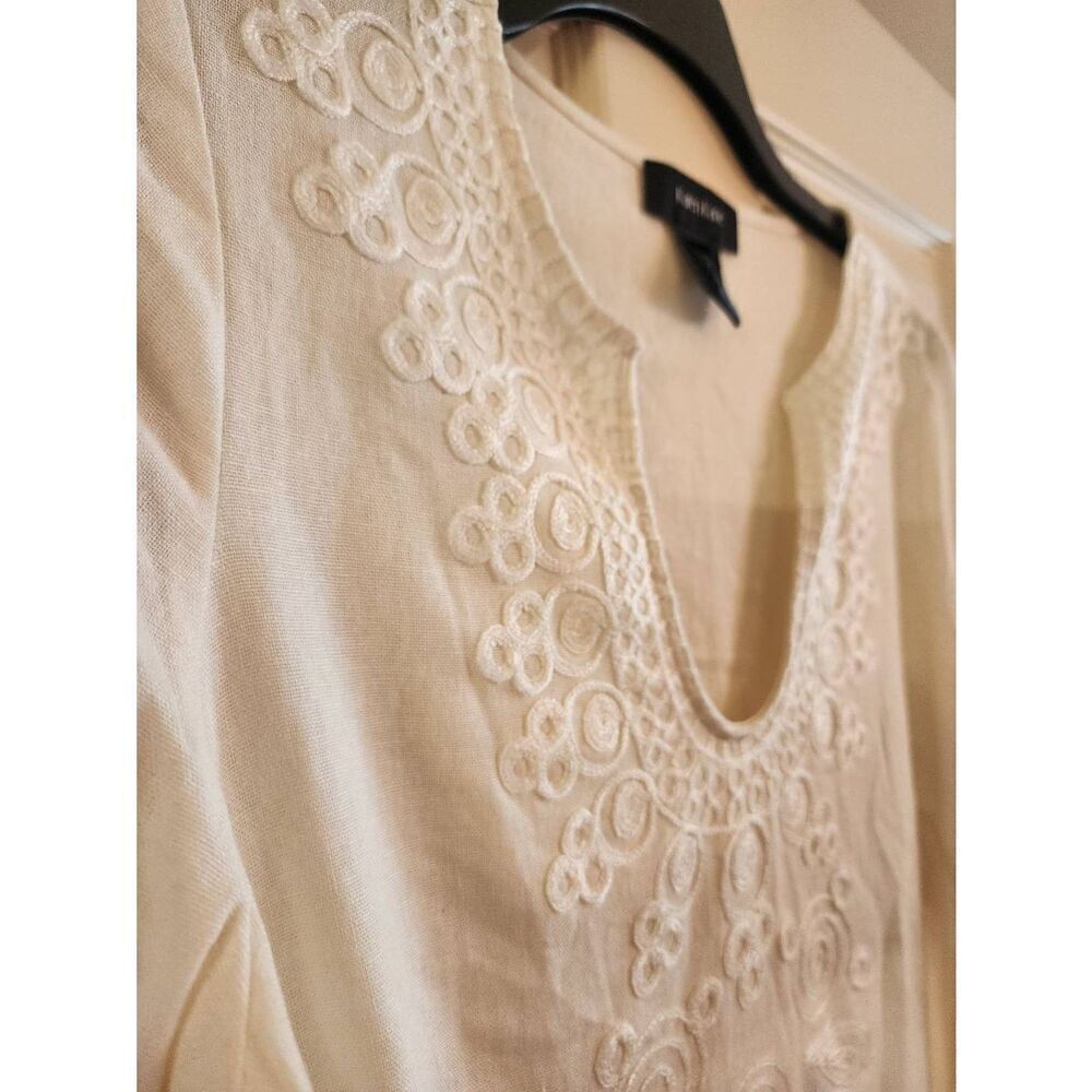 Karen Kane NWT  The ST. Barts embroidered linen dress size Medium - Picture 6 of 9